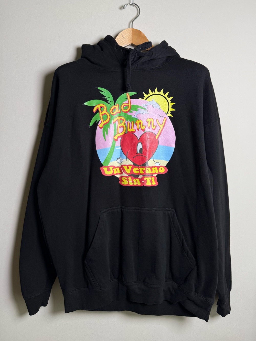 Bad Bunny Un Verano Sin Ti Graphic Hoodie Black 2XL - Picture 10 of 10
